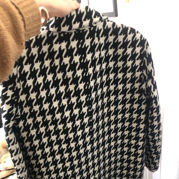 Theory womens houndstooth overcoat - Picture 4 of 5